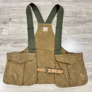 Chaleco Filson Lona Tela de Estaño Encerado Tierras Altas Estilo 30 Pájaros Bolsa Caza De Colección - Imagen 1 de 8