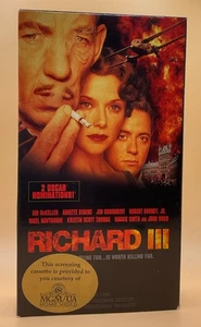 Richard III VHS 1996 **PROMO SCREENER** **Buy 2 Get 1 Free** - Imagen 1 de 3