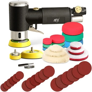 1/2/3 Inch Random Orbital Air Sander, Mini Pneumatic Sander for Auto Body Work, - Picture 1 of 12