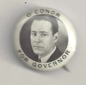Herbert O'CONOR For MARYLAND Governor Pin 1939-1947 - Picture 1 of 2