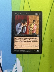 King’s Assassin Magic The Gathering Magic The Gathering Juego de cartas coleccionables 1997 - Imagen 1 de 2