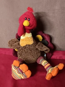 "Juguete de peluche de pavo de acción de gracias de colección Gund de 9"" TURK JR. - Imagen 1 de 8