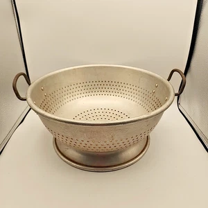 Lincoln Wear-Ever 4611 COLANDER Aluminum Strainer Commercial Restaurant 15" Dia. - Picture 1 of 11