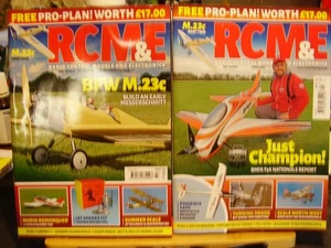 2 X RCM&E MODEL AIRCRAFT MAGS MARCH & APRIL 2023 WITH PARTS 1 & 2 BFW M.23C PLAN - Imagen 1 de 9