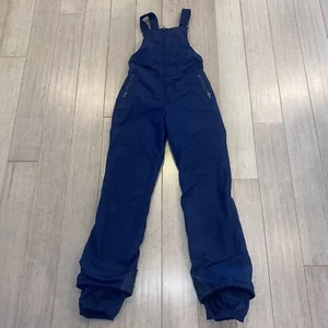 Vintage 70er Skilatz Schneeanzug Hose CB Sport Retro Navy Apres Gaper Damen 10 - Bild 1 von 9