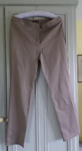 Marks & Spencer Collection mink tapered stretch trousers, size 16 long,excellent - Picture 1 of 7