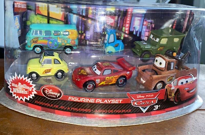 DISNEY Pixar Cars Figura Rayo McQueen Juego Juego de 6 Totalmente Nuevo En Caja Foto 1 de 3