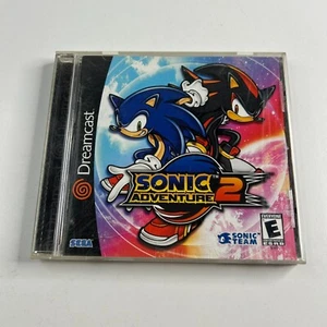 Sonic Adventure 2 (Dreamcast, 2001 NTSC-U/C) Complete With Manual CIB VGC - Zdjęcie 1 z 6