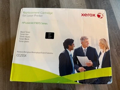 HP 55X Xerox Compatible Black High Yield Toner Cartridge CE255X For P3015 M525dn - Image 1 of 2