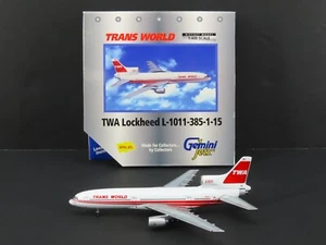 1:400 Scale Gemini Jets GJTWA042 Die-Cast TWA Lockheed L-1011-385-1-15 Aircraft - Picture 1 of 14
