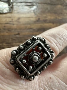 Finn Jensen Sterling Silber Ring Norwegen Norweger Filigran Bunad 668 - Bild 1 von 8