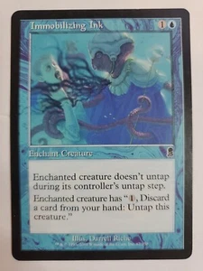 MTG Magic The Gathering Card Immobilizing InkEnchant Creature Blue Odyssey 2001 - Picture 1 of 2