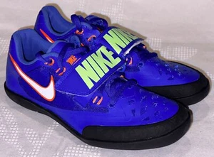 NIKE Zoom Rival SD 2 Racer Blue Throwing Field Discus Shoes Mens Youth Sz 4 5.5 - Picture 1 of 10