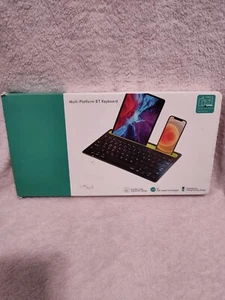 Multi-Device Rechargeable Bluetooth Wireless Keyboard Universal - Picture 1 of 3