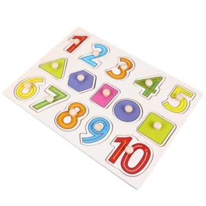 Holzpuzzle Kleinkind Pädagogisches Spielzeug Rätsel Zum Frühen Lernen - Bild 1 von 12