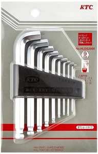 KTC HIGH GRADE BALL POINT HEX WRENCH SET(9pcs/1.5～10mm) HLDS2009 - Picture 1 of 3