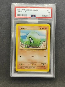 PSA 5 Pokemon TCG Larvitar Neo Discovery 57/75  - Picture 1 of 1