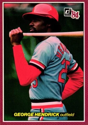 1984 Donruss Action All Stars - George Hendrick #32 - Image 1 of 2