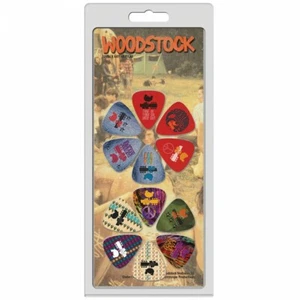 Perri's 12er-Pack Woodstock lizenziertes offizielles Variety-Pack Gitarren-Plektren LP12-WS1 - Bild 1 von 1