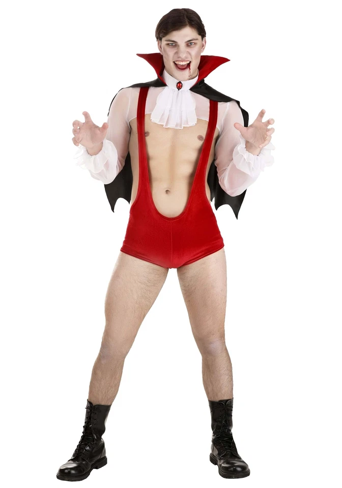Men's Sexy Vampire Singlet Costume - Image 1 of 4
