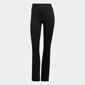 adidas Womens Yoga Studio Flared Leggings - Black - Picture 1 of 4