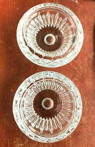 Pair of Princess House 3 Way Crystal Candle Holders #845  - Picture 1 of 7