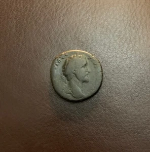 ANTONINUS PIUS Ancient Roman Coin Sestertius 157-8AD ROMA ON CUIRASS RIC979 24g - Picture 1 of 2