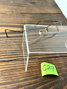 Ray-Ban RB6059 Women's Brown Metal Half Rim Square Eyeglasses Frame 52-19-145 - Picture 1 of 9