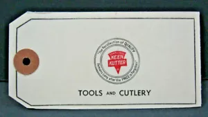 Vintage Keen Kutter Shapleigh Hardware Co etichetta nave St Louis Mo vecchio negozio stock - Foto 1 di 2