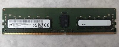 Memoria de servidor Dell EMC 16 GB 1RX4 PC4-3200AA-RC2-12 P/N 100-564-599-00 LEER Foto 1 de 3