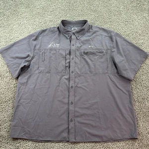 Silver Bait Shirt Mens XXL 2XL Gray Vented Lightweight Fishing Button Up * - Picture 1 of 10