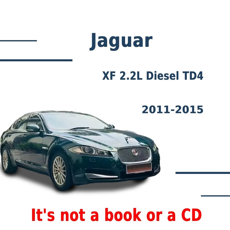 Manual de reparación para Jaguar XF 2.2L Diesel TD4 2011 2012 2013 2014 2015 en un USB Foto 1 de 1