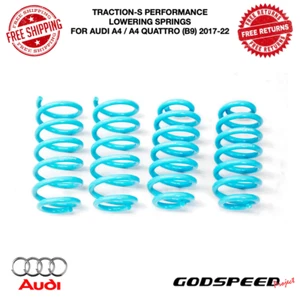 Godspeed Project Traction-S Lowering Springs For 17-22 Audi A4 / A4 Quattro (B9) - Picture 1 of 9
