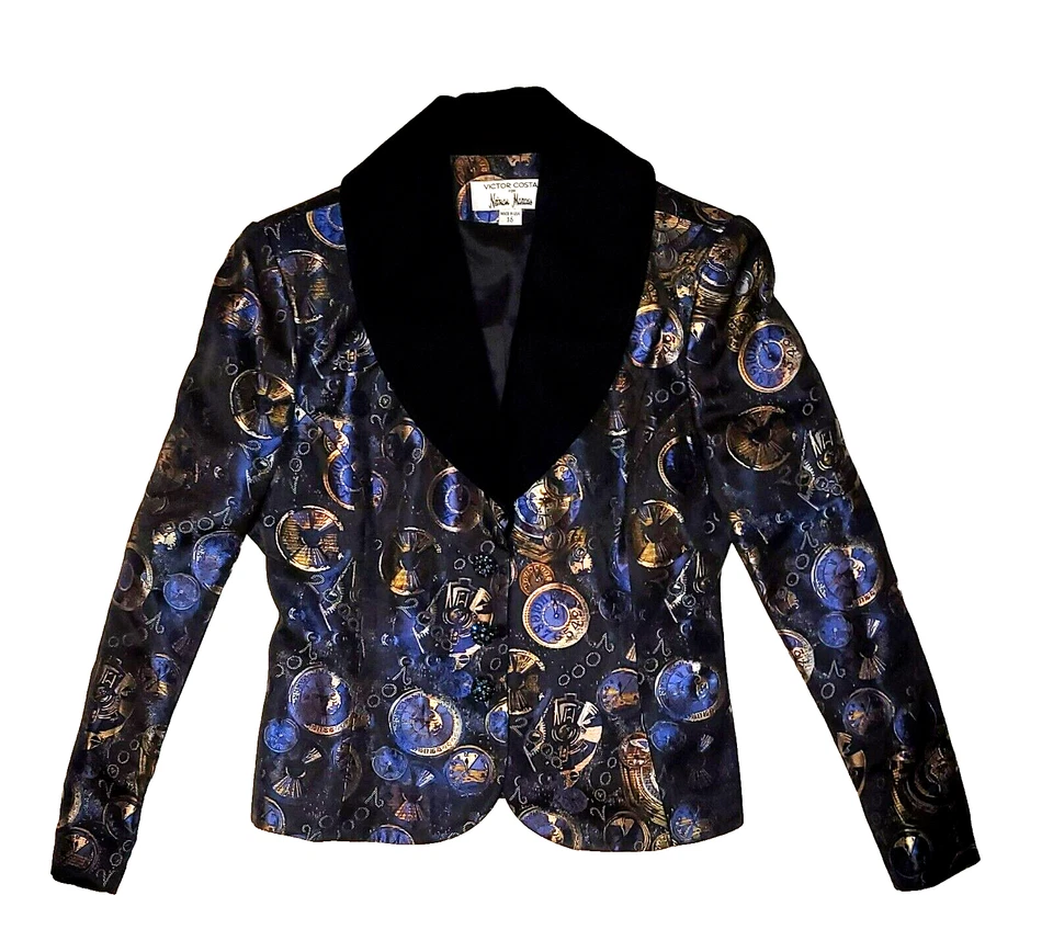 VICTOR COSTA for Neiman Marcus Y2K New Year Jacket (Size 16) - Image 1 of 4