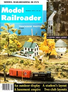 MODEL RAILROADER 3/78 COFFEE TABLE LAYOUT, CPR ICEHOUSE, LUMBER KILN, D&RGW, HO - Picture 1 of 2