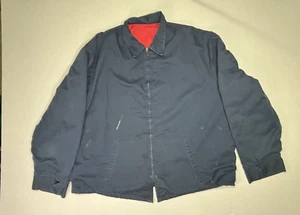 DeeDee WA MFG Co Vintage Made in USA Uniform Arbeit Stepp Gefüttert Jacke Herren XL - Bild 1 von 6