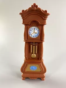 Fisher-Price Loving Family Dollhouse Living Room Brown Grandfather Clock - Picture 1 of 12