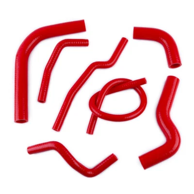 Manguera de admisión de inducción de silicona roja para radiador y calentador Suzuki Samurai 1986-1995 Foto 1 de 4