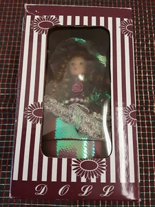 Vintage East-West Wholesale Porcelain Doll Trinket Box (Purple Iridescent) BNIB! - Picture 1 of 6