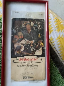 Mel Blanc photograph signed Elmer Fudd Bugs Bunny Barney Rubble Porky Pig vtg. - Picture 1 of 24