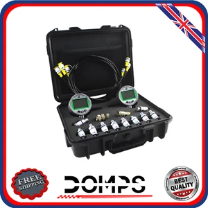 BPP 80MPA/12000PSI Digital Pressure Gauge Kit w/ 2 Guages 3 Hose 12 Coupling - Picture 1 of 4