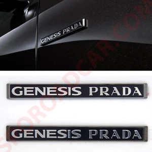 Side fender Logo Badge Emblem 2PCS for Hyundai 2007-2013 GENESIS Genuine Parts - Picture 1 of 4