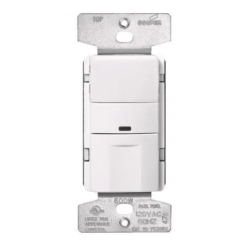 White Occupancy Sensor Switch (Automatic On) - Image 1 of 1