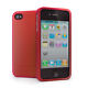 Cygnett Allure High-Gloss Case for iPhone 4/4s - Red