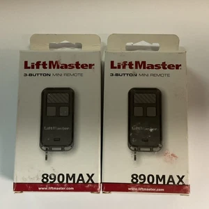 2 Pack 890MAX Liftmaster Universal Remote - Compatible with 371LM, 971LM, MyQ - Bild 1 von 1