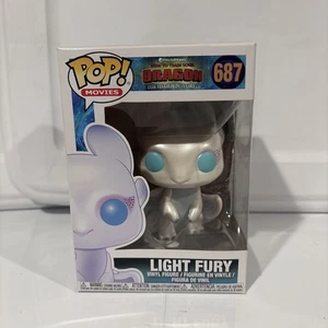 Funko Pop! Vinyl: How to Train Your Dragon - Light Fury #687 - Picture 1 of 8