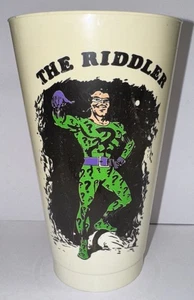Taza Slurpee 1973 vintage DC Comics The Riddler 7-11 - Imagen 1 de 6