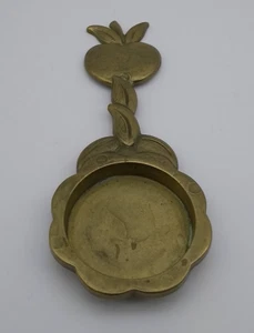 Gilde Handwerk Messing Aschenbecher Apfel Form Vintage - Picture 1 of 4