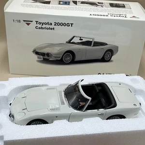 AUTOart 1/18 Toyota 2000GT White Cabriolet Upgraded 78736 Millennium Diecast JDM - Picture 1 of 12