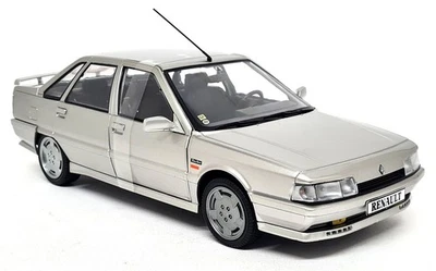 Solido 1/18 - Renault 21 Turbo MK2 Grey 1990 Diecast Scale Model Car - Image 1 of 4